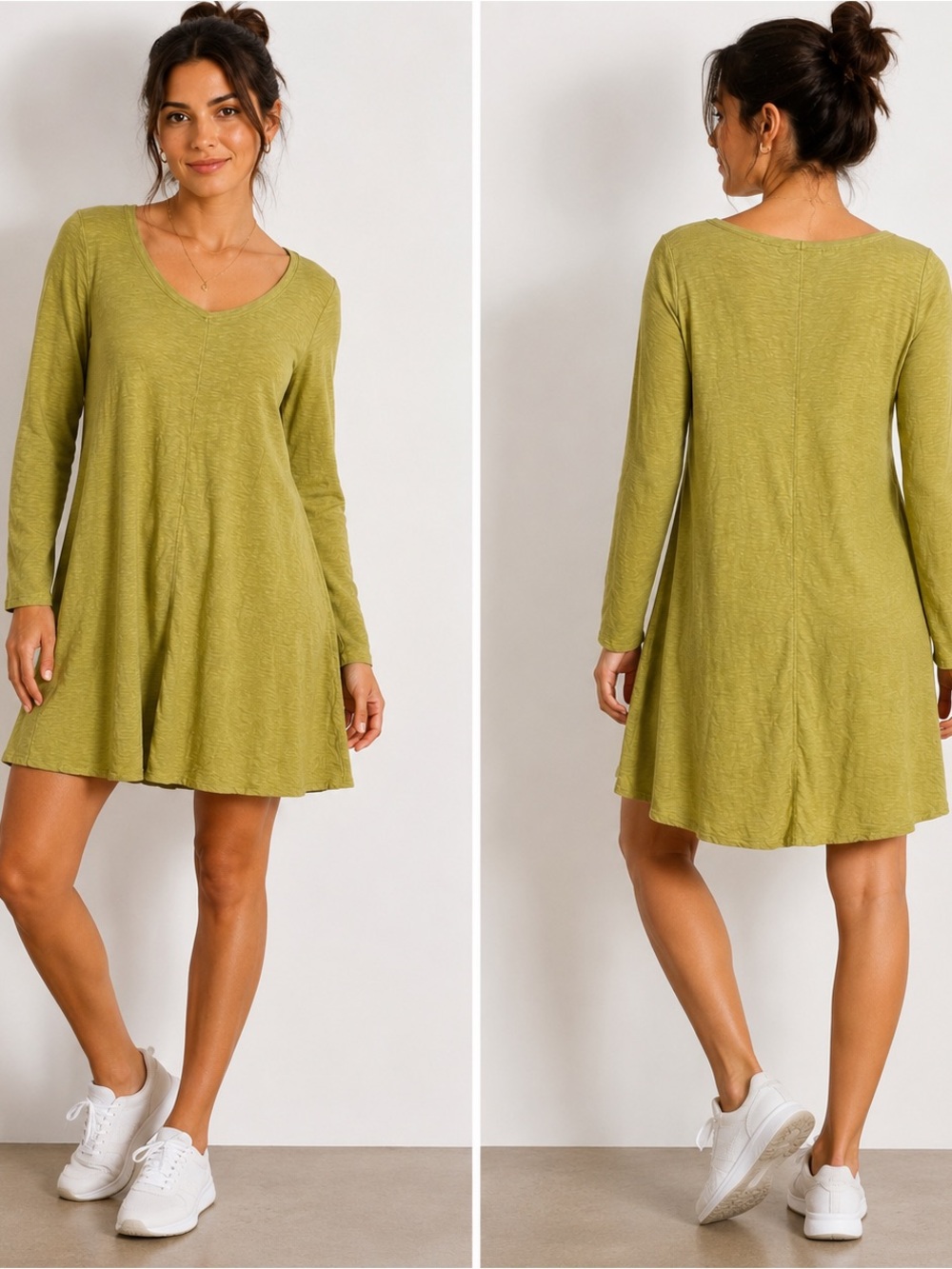 CUT LOOSE linen cotton dress